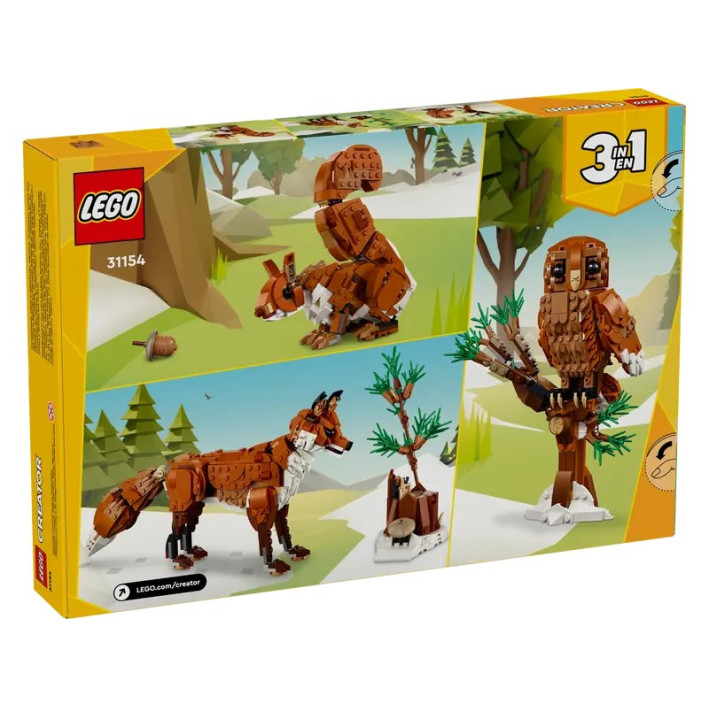 31154 | LEGO® Creator 3-in-1 Forest Animals: Red Fox